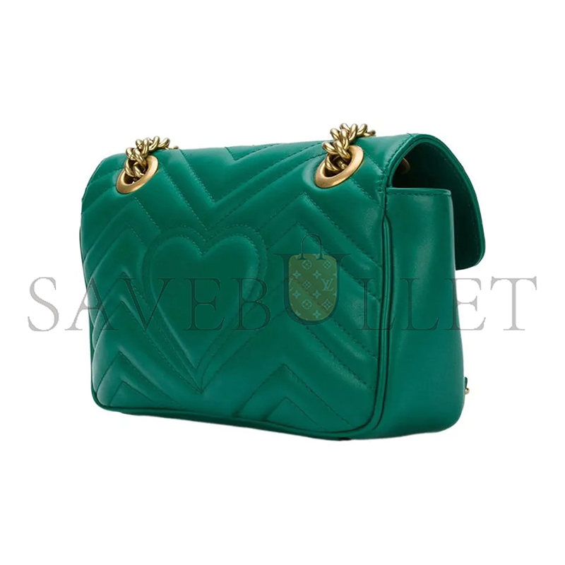 GUCCI GG MARMONT MATELASSÉ MINI BAG 446744 (23*14*6cm)